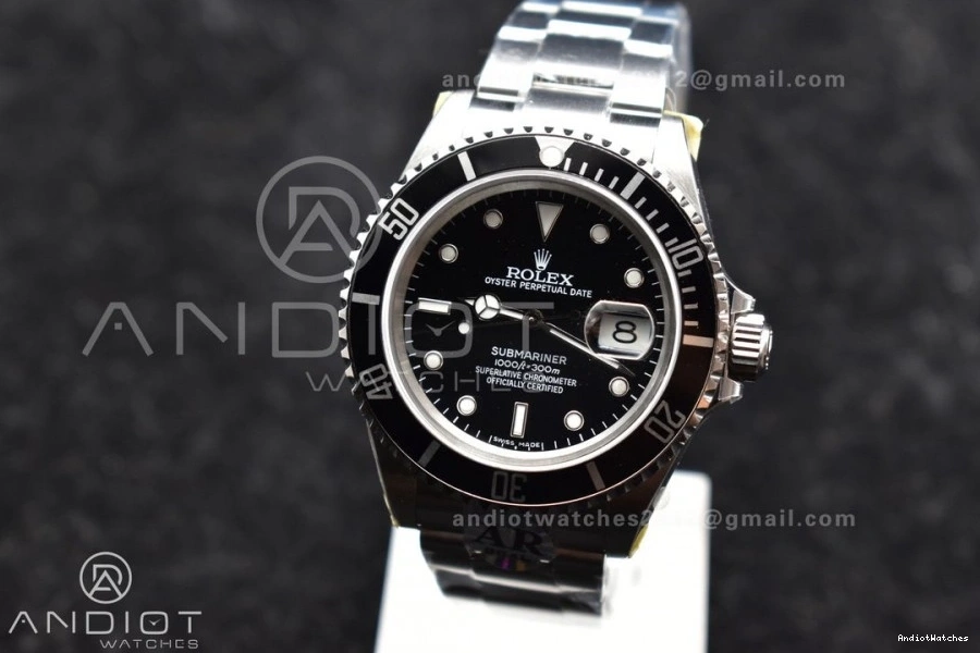 Bright ARF1:1 Best on 904L Steel SS 1136 16610 LN V Edition SH3135 Black Bracelet Submariner 1106